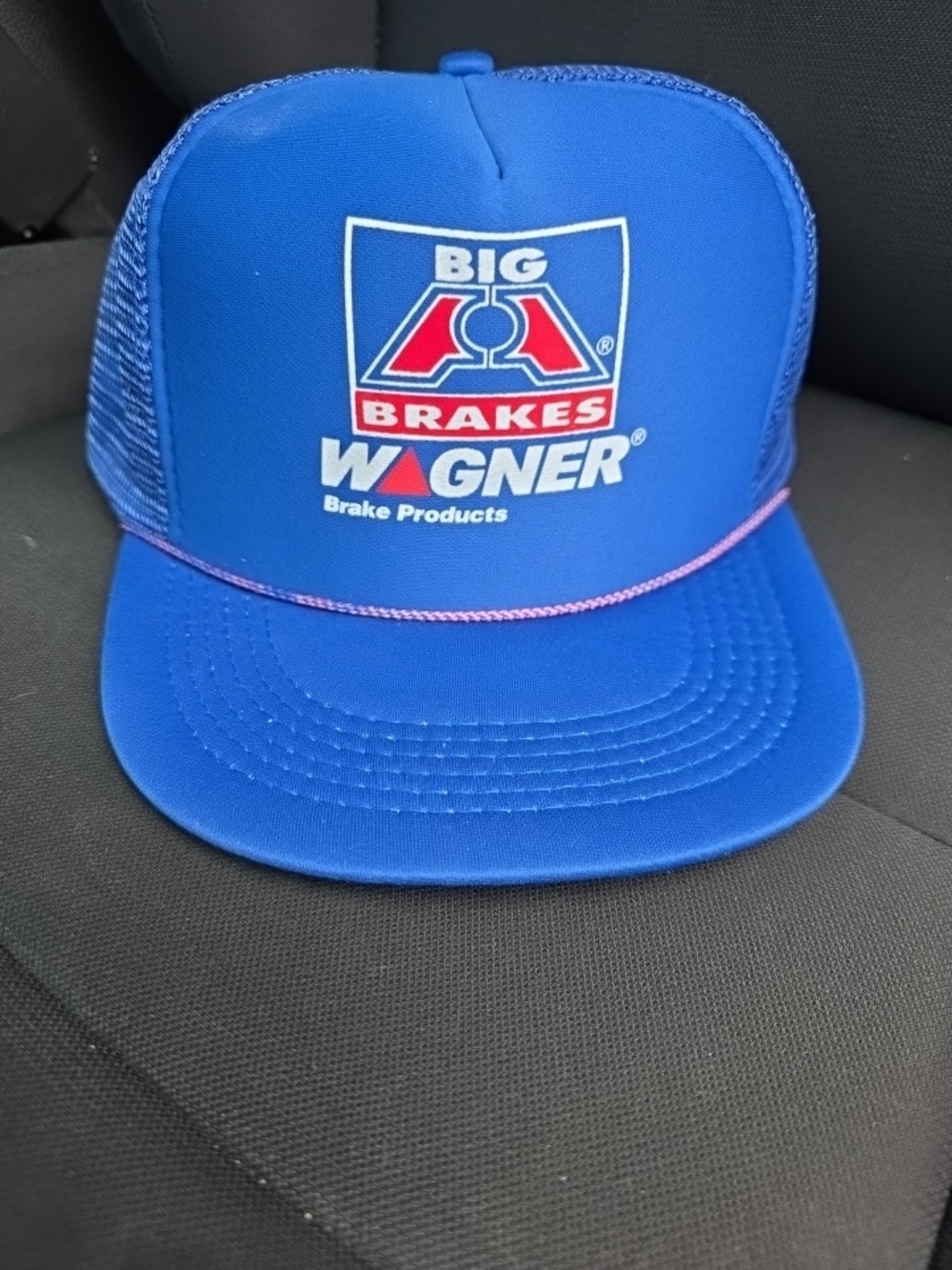 Wagner Big Brakes Blue Mesh Trucker Hat